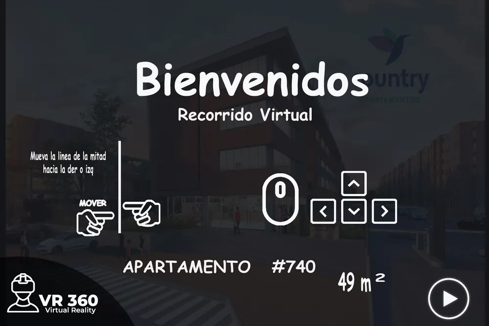 Recorrido Virtual Inmobiliario 360° - Country Apartamentos